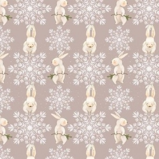 Rabbit and snowflake Pattern
